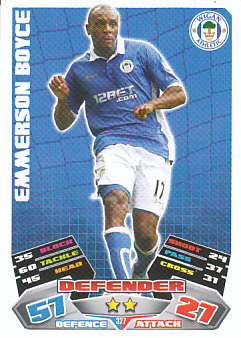 Emmerson Boyce Wigan Athletic 2011/12 Topps Match Attax #327